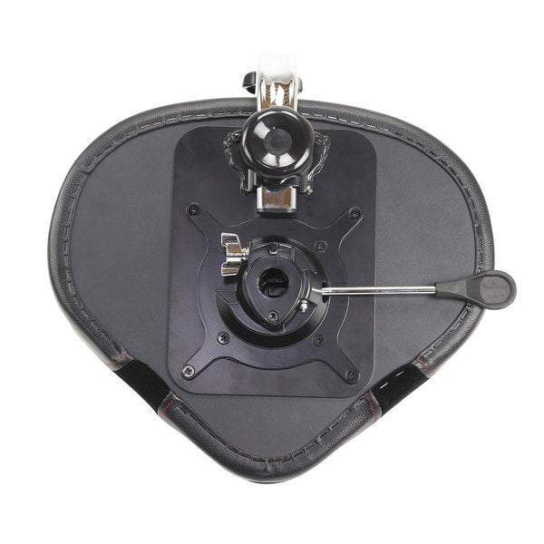 Gibraltar 9808HMB Pneumatic drum stool with extra large saddle seat and backrest