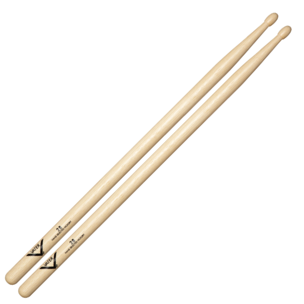 Vater Hickory - 2B Wood Tip Drum Sticks - VH2BW