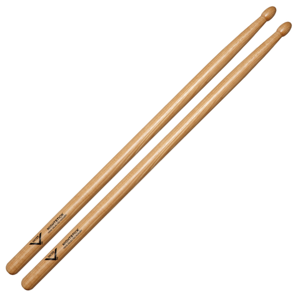 Vater Hickory - Nightstick 2S Wood Tip Drum Sticks - VHNSW