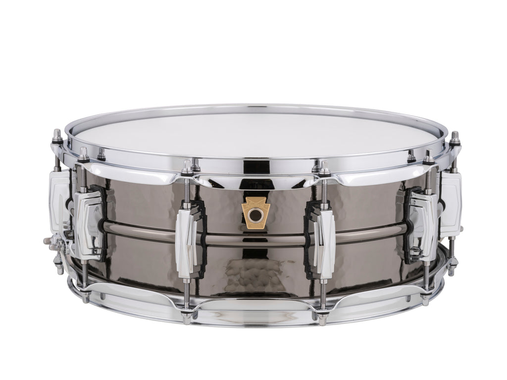 Ludwig Black Beauty Hammered Snare Drum 10 lug