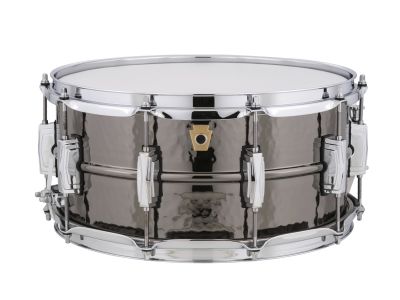 Ludwig Black Beauty Hammered Snare Drum 10 lug