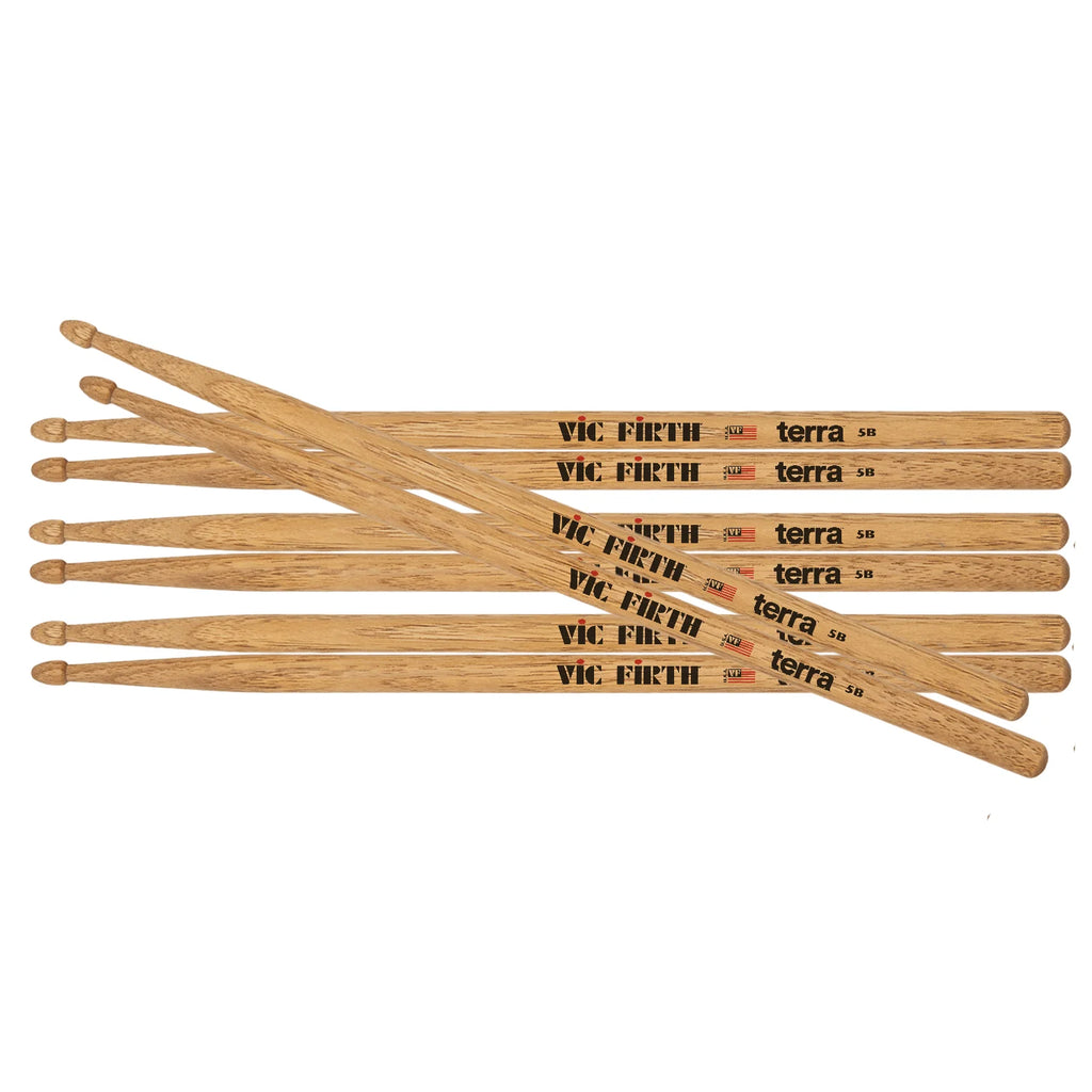 Vic Firth American Classic® 5BT TerraTM Series 4pr Value Pack