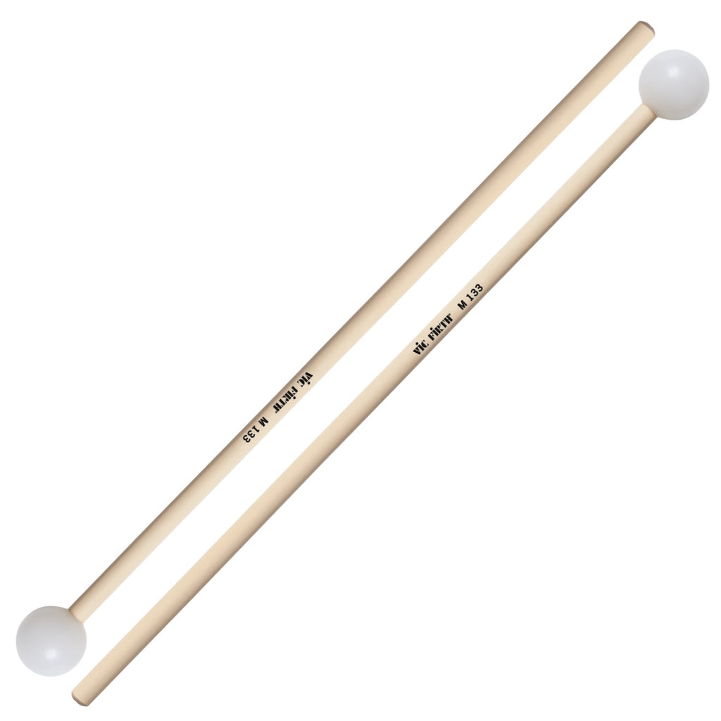 Vic Firth Orchestral Series M133 Medium Poly Keyboard Mallets - VF-M133