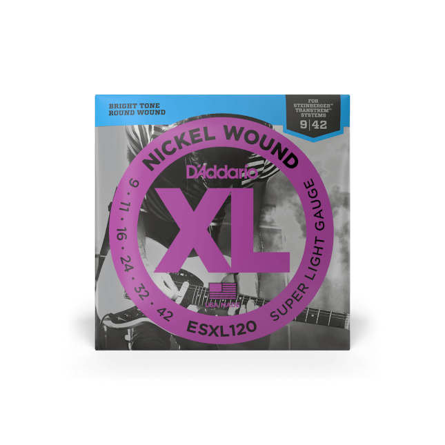 D’Addario 09-42 Super Light Double Ball End, XL Nickel Electric Guitar Strings