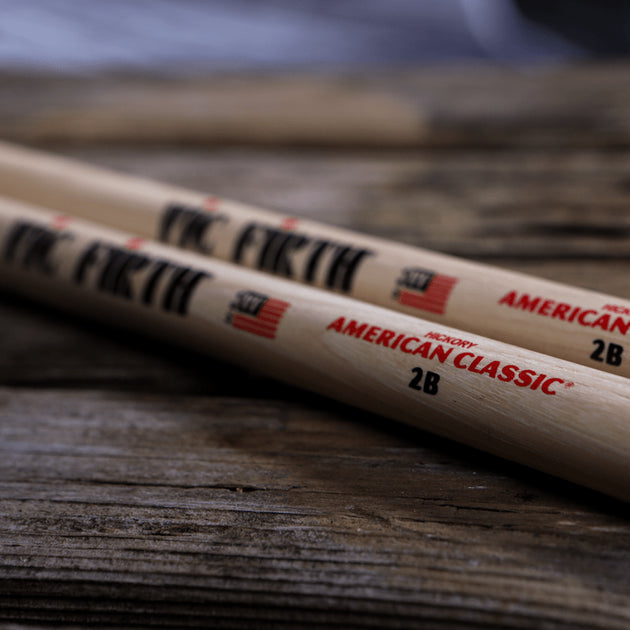 Vic Firth American Classic Hickory 2B Drumsticks VF-2B