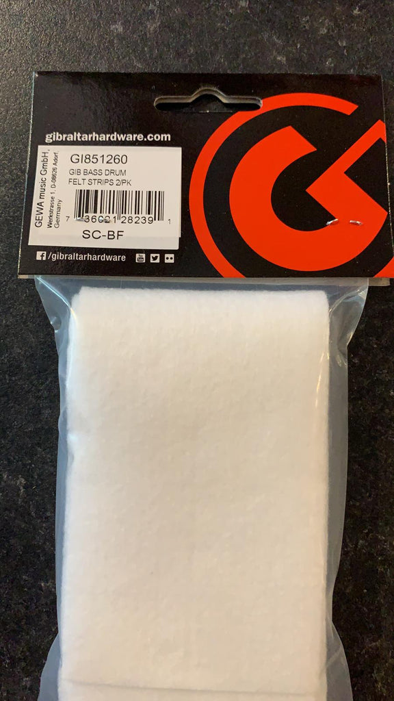 Gibraltar Bass Drum Felt Strips SC-BF