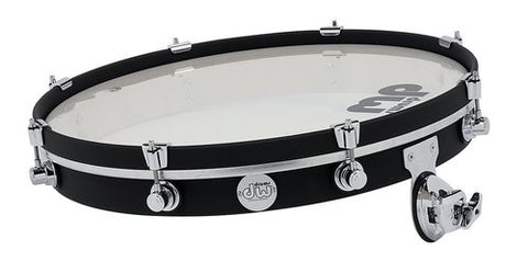 DW Design Series 20"x2.5" Maple Pancake Gong Drum In Flat Black