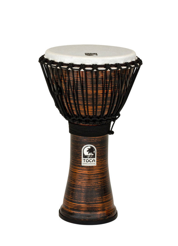 Toca Freestyle II Rope Tuned 10" Djembe in Spun Copper TF2DJ-10SC