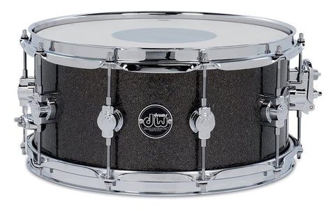 DW Performance Series 14"x6.5" Snare Drum in Pewter Sparkle