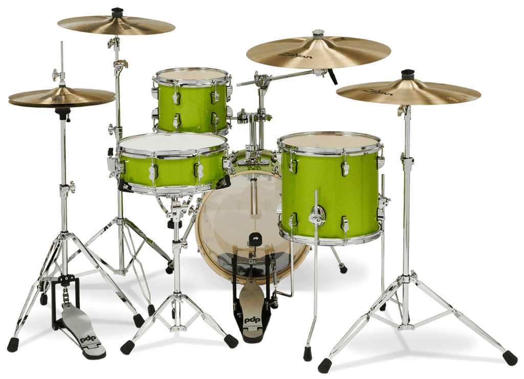 PDP New Yorker (Shells Only) Electric Green Sparkle Drum Kit PDNY1604EL