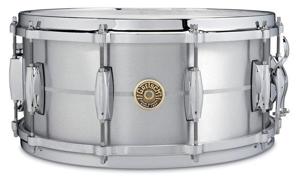 Gretsch USA Solid Aluminium 14"x6.5" Snare Drum G4164SA