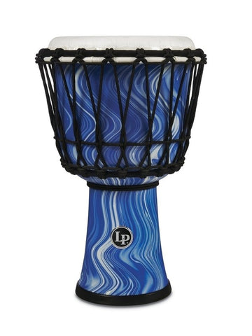 Latin Percussion LP1607BM 7" Rope Tuned Djembe (Blue Marble)