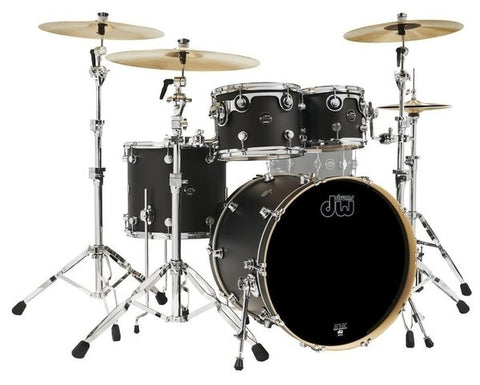 DW Performance Series 4pc 22" Shell Pack - Charcoal Metallic Lacquer