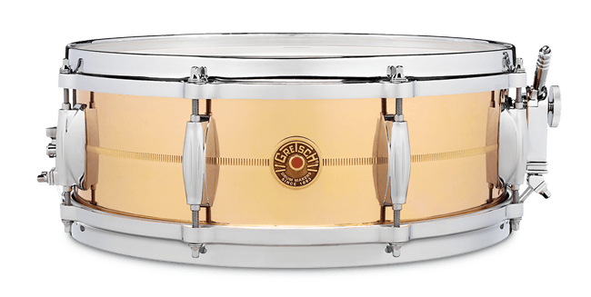 This is a picture of a GRETSCH USA G4000 Snare Drum 14" x 5" Bronze
