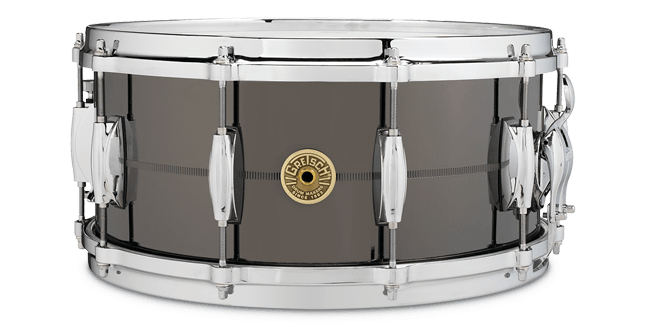 This is a picture of a GRETSCH USA G4000 Snare Drum 14" x 6.5" Solid Steel
