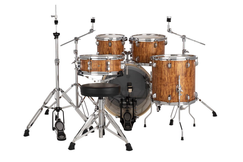 Ludwig Evolution 20" Fusion Drum Kit (Cherry) Including Cymbals LE520010DIR