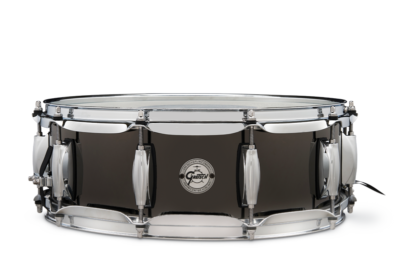 Gretsch Full Range Black Nickel Over Steel 14"x5" Snare Drum