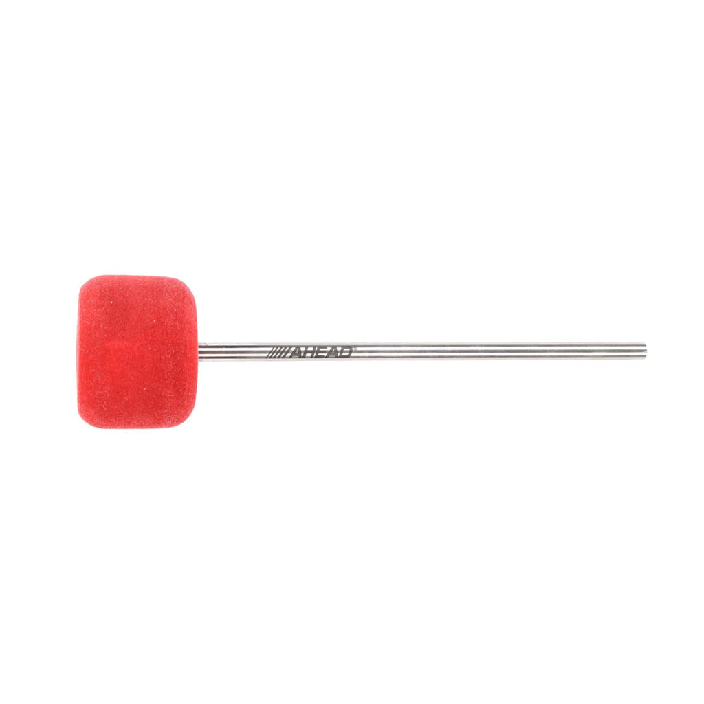 Ahead Staccato Red Felt Beater Round Super Dense Felt Beater - ABSFR