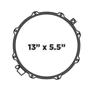 Mapex Black Panther Design Lab 13x5.5" Cherry Bomb Snare Drum