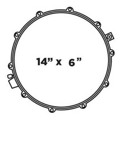 Mapex Black Panther Design Lab 14x6" Cherry Bomb Snare Drum