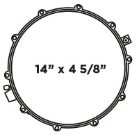 Mapex Design Lab Russ Miller Versatus 14"X4 5/8" Snare Drum