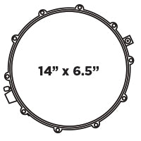 Mapex Black Panther Shadow 14x6.5" Snare Drum