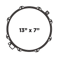 Mapex Black Panther Hydro 13x7" Snare Drum