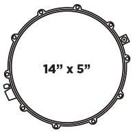 Mapex Black Panther Razor 14x5" Snare Drum