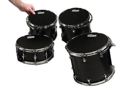 EVANS SoundOff Full Box Set Standard 12,13,14,16 & Bass and Cymbal Mutes - SOSETSTD