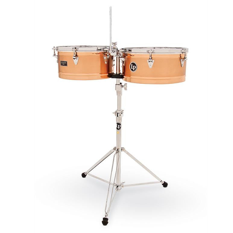 This is a picture of a LP Prestige Timbales 13'' & 14'' Giovanni Phosphor Bronze