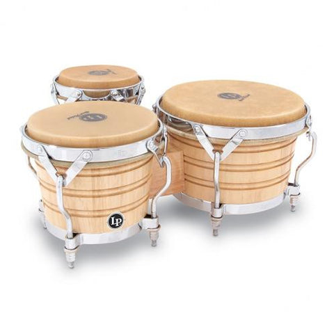This is a picture of a LP Generation III Triple Wood Bongos