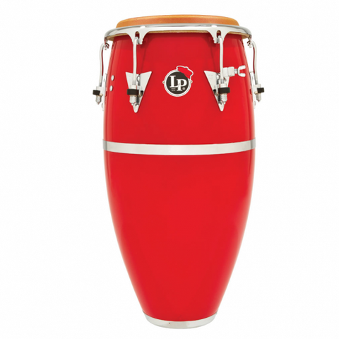 This is a picture of a LP Patato Fiberglass 12 1/2''  Tumba Red