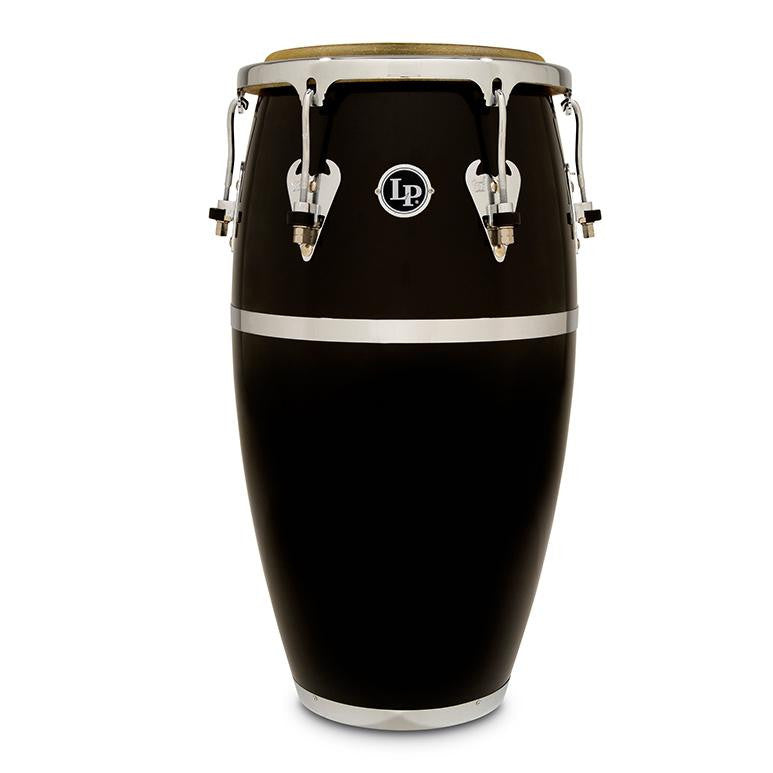 This is a picture of a LP Matador Fiberglass 12 1/2'' Tumba Black