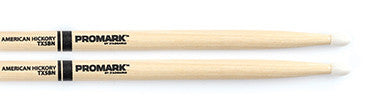 This is a picture of a ProMark TX5B Hickory 5B Nylon Tip Drum Sticks