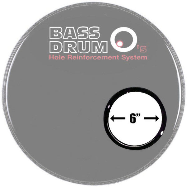 Bass Drum O’s – 2″ Red - AOR2