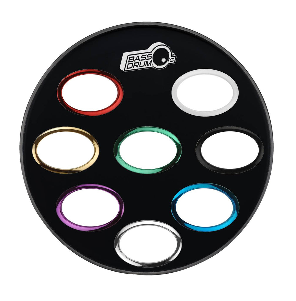 Bass Drum O’s – 6″ Oval White - AOVW6