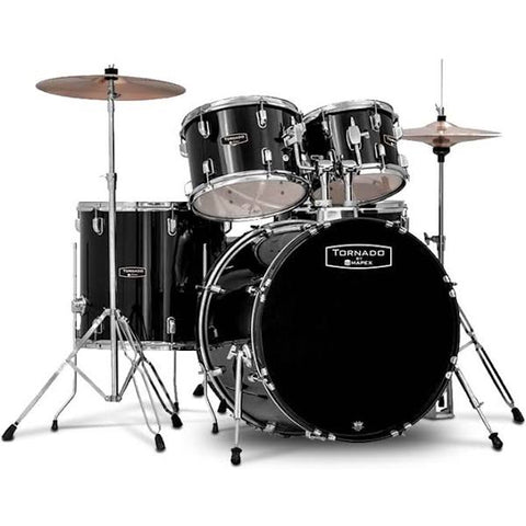 Mapex TND5294FTC-DK Tornado Rock Fusion Drum Kit (Black)