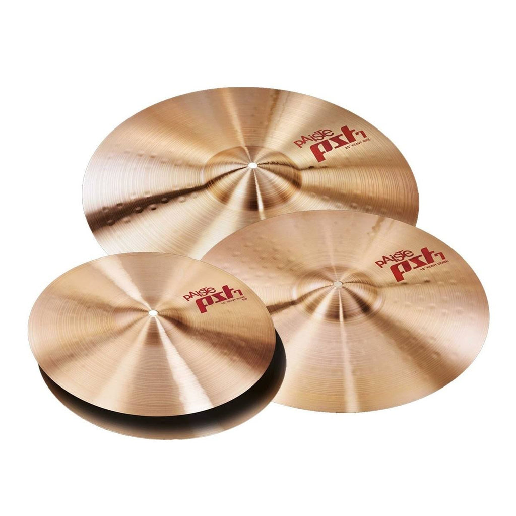 Paiste PST 7 Heavy/Rock Cymbal Pack by BW PST7BS3HVY