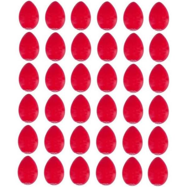 Latin Percussion LP001-CH Egg Shakers 36 Pieces (Cherry)