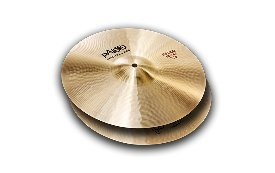 Paiste Formula 602 Classic 14" Medium Hi-Hat Cymbals P602MHAT14