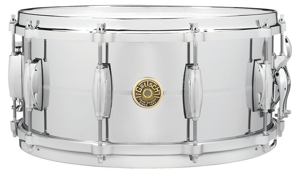 GRETSCH USA G4000 14" x 6.5" Chrome over Brass Snare Drum