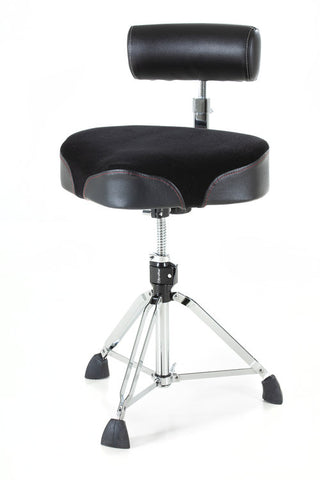 Gibraltar 9808OS-AB Drum throne with extra large saddle top and back rest