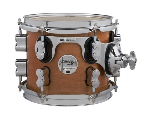 PDP by DW Concept Maple Exotic 8x7" tom in Charcoal Burst