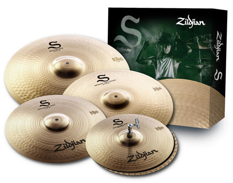 Zildjian S Family Performer Cymbal Set (14" HI-HATS, 16" CRASH, 18" CRASH, 20" RIDE)