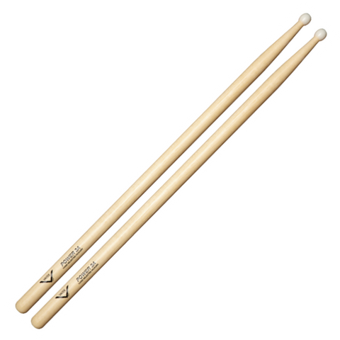 Vater Hickory - Power 3A Nylon Tip Drum Sticks - VHP3AN