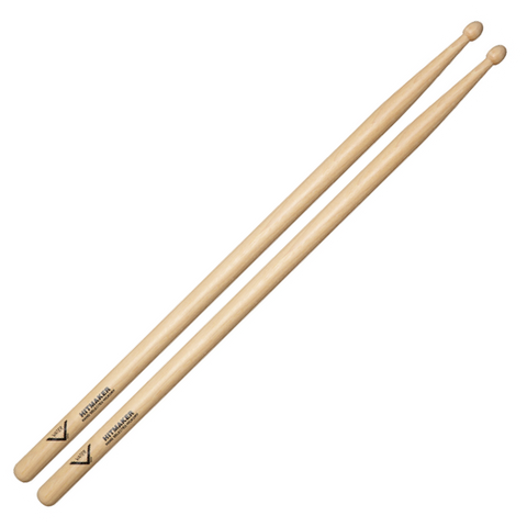 Vater Hickory - Hitmaker Wood Tip Drum Sticks - VHHITW