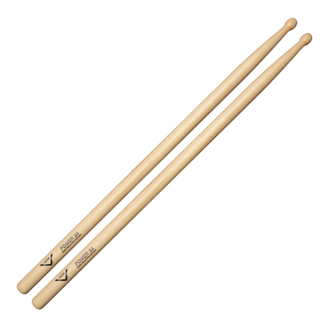 Vater Hickory - Power 3A Wood Tip Drum Sticks - VHP3AW