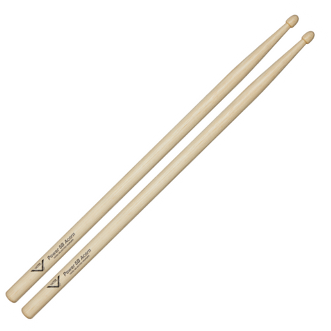 Vater Hickory - Power 5B Acorn Wood Tip Drum Sticks - VHP5BAW