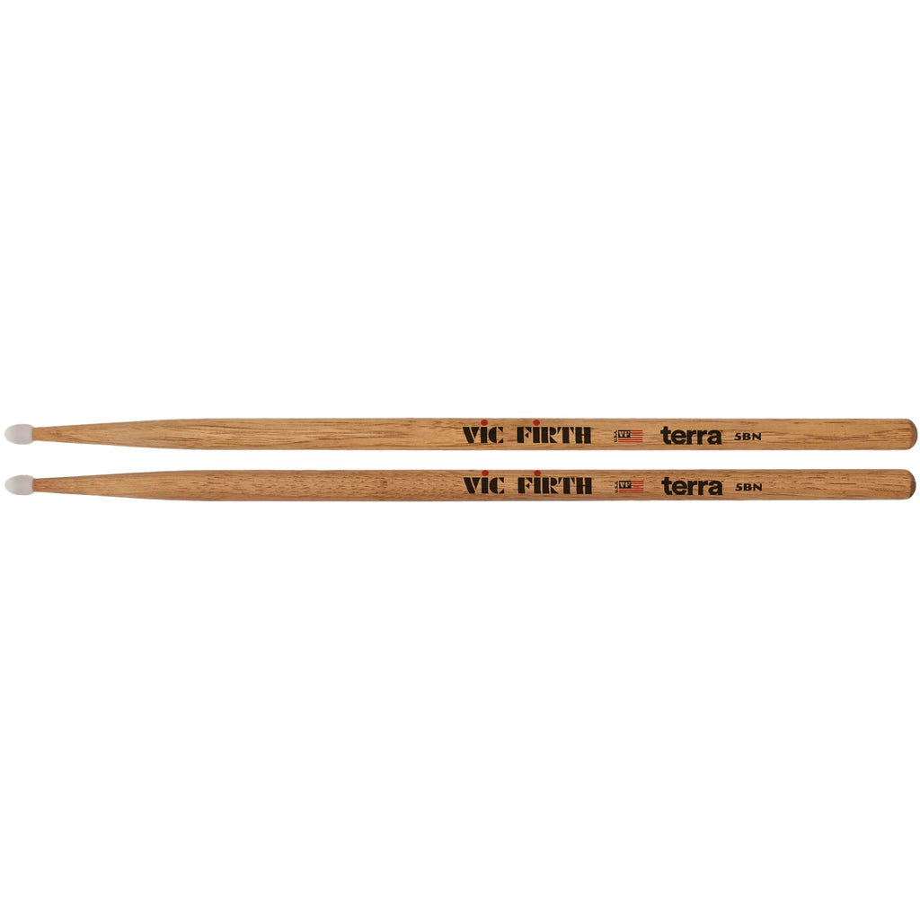 Vic Firth American Classic® Terra Series 5B Drumsticks, Nylon Tip VF-5BTN