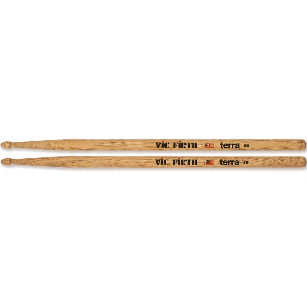 Vic Firth American Classic® Terra Series 5B Drumsticks, Wood Tip VF-5BT